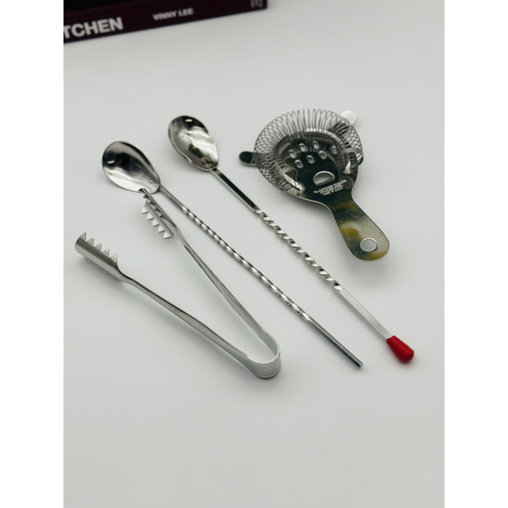 Bartender Products Strainer and Misc. Stainless Steel Bar Tools Spoons Tongs - Picture 2 of 5
